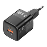 Maxbell Compact 33W USB Dual Port Charger Travel for iOS Phone 8 - 13 Tablets EU