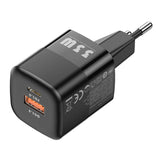 Maxbell Compact 33W USB Dual Port Charger Travel for iOS Phone 8 - 13 Tablets EU