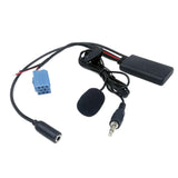 Maxbell Bluetooth 5.0 AUX in Cable with Mic 8Pin ISO Auxiliary for Blaupunkt Radio