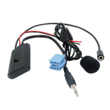 Maxbell Bluetooth 5.0 AUX in Cable with Mic 8Pin ISO Auxiliary for Blaupunkt Radio