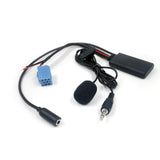 Maxbell Bluetooth 5.0 AUX in Cable with Mic 8Pin ISO Auxiliary for Blaupunkt Radio