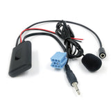 Maxbell Bluetooth 5.0 AUX in Cable with Mic 8Pin ISO Auxiliary for Blaupunkt Radio