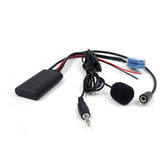 Maxbell Bluetooth 5.0 AUX in Cable with Mic 8Pin ISO Auxiliary for Blaupunkt Radio
