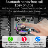 Maxbell FM Transmitter Dual USB PD Type C Fast Charge Charger Handsfree FM Modulator