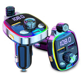 Maxbell FM Transmitter Dual USB PD Type C Fast Charge Charger Handsfree FM Modulator