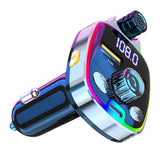 Maxbell FM Transmitter Dual USB PD Type C Fast Charge Charger Handsfree FM Modulator
