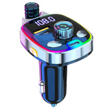 Maxbell FM Transmitter Dual USB PD Type C Fast Charge Charger Handsfree FM Modulator