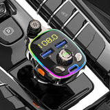 Maxbell FM Transmitter Dual USB PD Type C Fast Charge Charger Handsfree FM Modulator