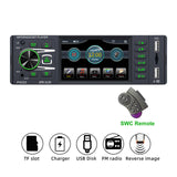 Maxbell 3.8 inch Bluetooth Car Radio 1 Din Rear View Quick Charge MP3 Dual USB