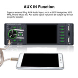 Maxbell 3.8 inch Bluetooth Car Radio 1 Din Rear View Quick Charge MP3 Dual USB
