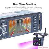 Maxbell 3.8 inch Bluetooth Car Radio 1 Din Rear View Quick Charge MP3 Dual USB