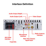 Maxbell 3.8 inch Bluetooth Car Radio 1 Din Rear View Quick Charge MP3 Dual USB