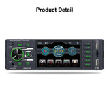 Maxbell 3.8 inch Bluetooth Car Radio 1 Din Rear View Quick Charge MP3 Dual USB