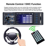 Maxbell 3.8 inch Bluetooth Car Radio 1 Din Rear View Quick Charge MP3 Dual USB