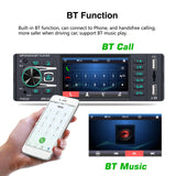Maxbell 3.8 inch Bluetooth Car Radio 1 Din Rear View Quick Charge MP3 Dual USB