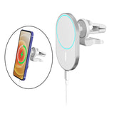 Maxbell Magnetic Wireless Car Charger Mount 15W USB C Port for iPhone 12 Circular
