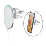 Maxbell Magnetic Wireless Car Charger Mount 15W USB C Port for iPhone 12 Circular