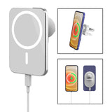 Maxbell Magnetic Wireless Car Charger Mount 15W USB C Port for iPhone 12 Rectangle
