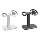 Maxbell Charger Stand Adjustable Aluminum Alloy for MagSafe for Watch Series Black