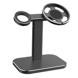 Maxbell Charger Stand Adjustable Aluminum Alloy for MagSafe for Watch Series Black