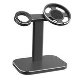 Maxbell Charger Stand Adjustable Aluminum Alloy for MagSafe for Watch Series Black