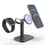 Maxbell Charger Stand Adjustable Aluminum Alloy for MagSafe for Watch Series Black