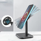Maxbell Charger Stand Adjustable Aluminum Alloy for MagSafe for Watch Series Black