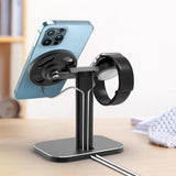 Maxbell Charger Stand Adjustable Aluminum Alloy for MagSafe for Watch Series Black