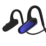 Maxbell Bone Conduction Headphones Bluetooth Open Ear Sports Headset Stereo Blue