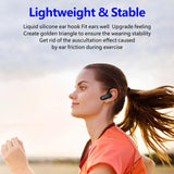 Maxbell Bone Conduction Headphones Bluetooth Open Ear Sports Headset Stereo Blue