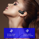Maxbell Bone Conduction Headphones Bluetooth Open Ear Sports Headset Stereo Blue
