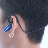Maxbell Bone Conduction Headphones Bluetooth Open Ear Sports Headset Stereo Blue