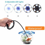 Maxbell Portable 8mm Endoscope Camera Waterproof Endosocope for Smartphones PC 1m