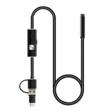 Maxbell Portable 8mm Endoscope Camera Waterproof Endosocope for Smartphones PC 1m