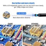 Maxbell Portable 8mm Endoscope Camera Waterproof Endosocope for Smartphones PC 1m