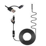 Maxbell Portable 8mm Endoscope Camera Waterproof Endosocope for Smartphones PC 1m