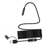 Maxbell Portable 8mm Endoscope Camera Waterproof Endosocope for Smartphones PC 1m