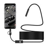 Maxbell Portable 8mm Endoscope Camera Waterproof Endosocope for Smartphones PC 1m