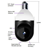 Maxbell Bulb Shape 2MP E27 for Tuya Wireless Smart Camera IP cam Accessories 1080P