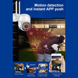 Maxbell WiFi IP Camera Motion Detection 1M Two Way Talk IP66 for Outdoor Home Indoor