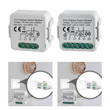 Maxbell Smart Dimmer Switch Module Mini WiFi LED 250W 10A Works for Alexa Echo 1 Way
