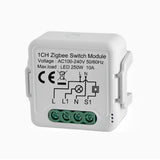 Maxbell Smart Dimmer Switch Module Mini WiFi LED 250W 10A Works for Alexa Echo 1 Way