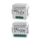 Maxbell Smart Dimmer Switch Module Mini WiFi LED 250W 10A Works for Alexa Echo 1 Way