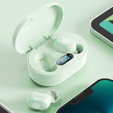 Maxbell Wireless Bluetooth Earbuds 5.2 Noise Cancelling Rechargeable for Work Sport Green