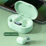 Maxbell Wireless Bluetooth Earbuds 5.2 Noise Cancelling Rechargeable for Work Sport Green