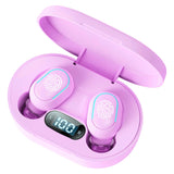 Maxbell Wireless Bluetooth Earbuds 5.2 Noise Cancelling Rechargeable for Work Sport Purple