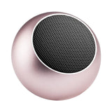 Maxbell Portable Bluetooth Speaker Noise Cancelling Dual Pairing for Party Biking Rose Gold