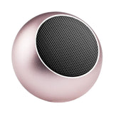 Maxbell Portable Bluetooth Speaker Noise Cancelling Dual Pairing for Party Biking Rose Gold