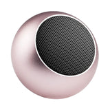 Maxbell Portable Bluetooth Speaker Noise Cancelling Dual Pairing for Party Biking Rose Gold