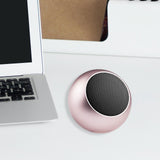 Maxbell Portable Bluetooth Speaker Noise Cancelling Dual Pairing for Party Biking Rose Gold